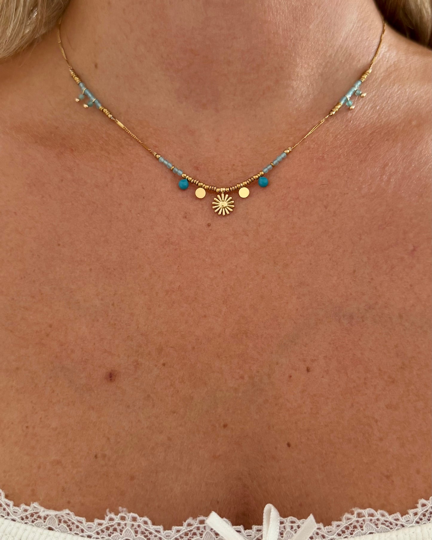 Collier Calista Bleu