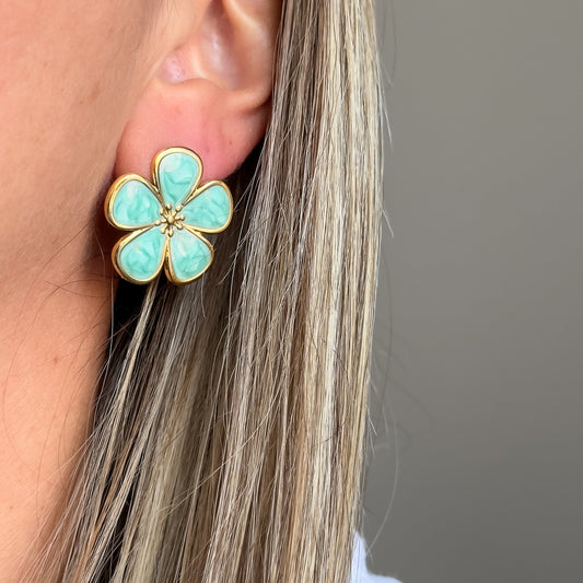 Boucles d'oreilles Janna Bleu