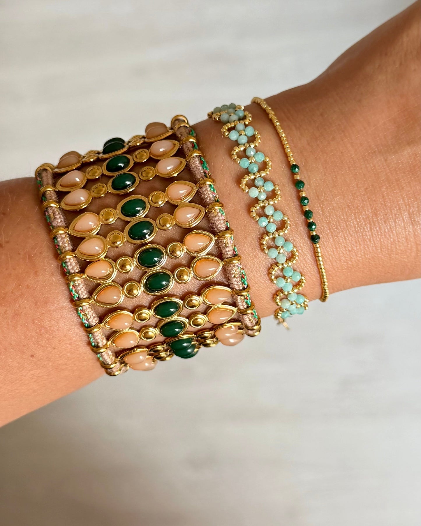 Bracelet Cybèle Vert