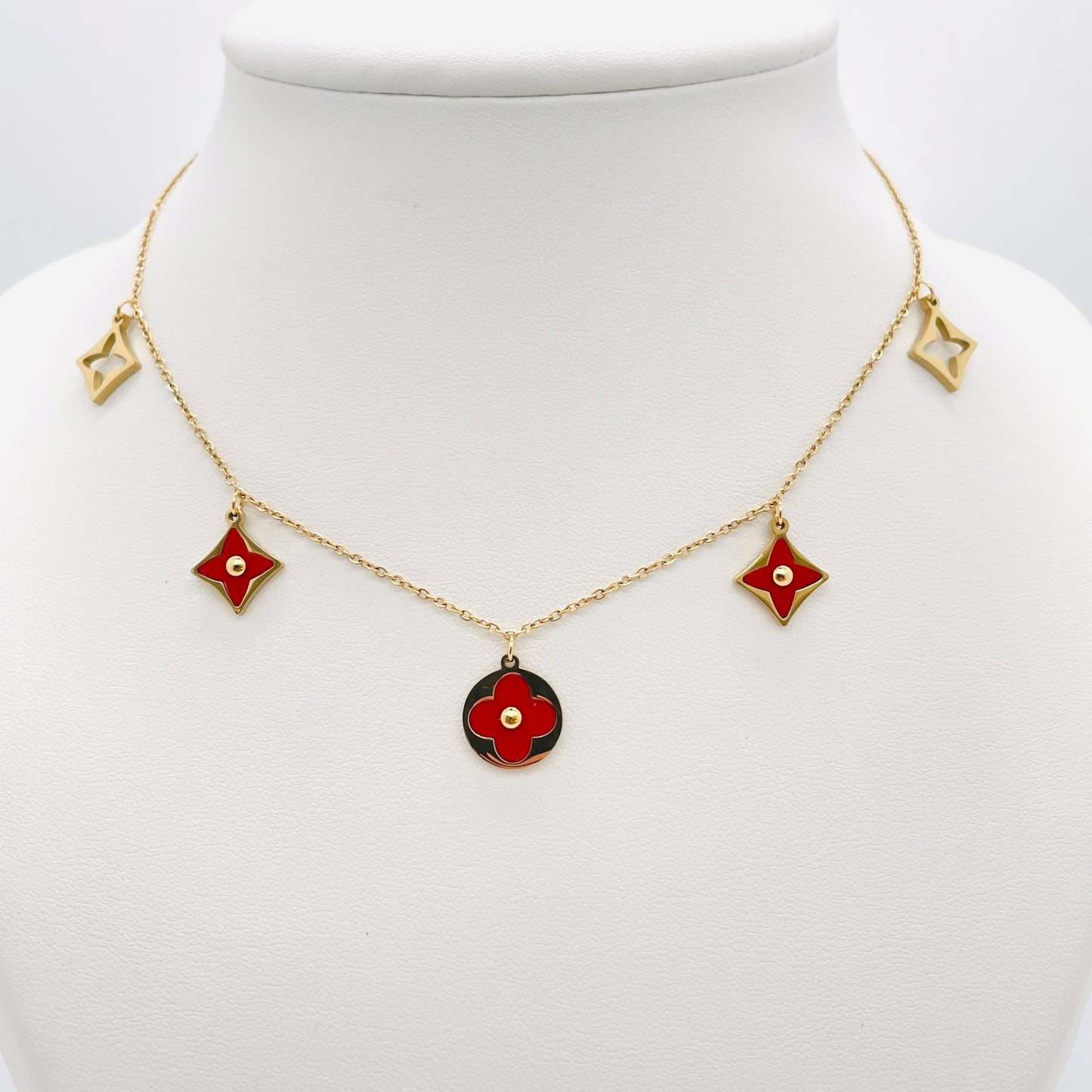 Collier Ilona rouge
