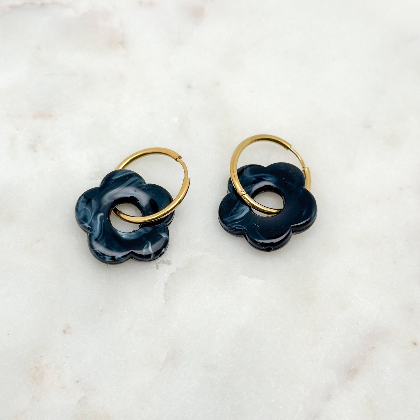 Boucles d'oreilles Denise Noir