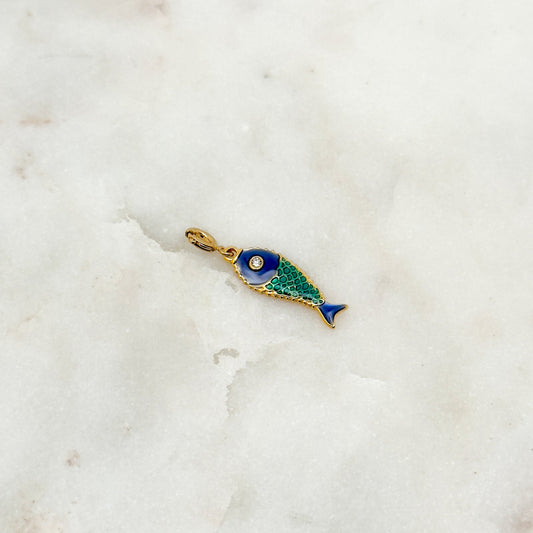 Charm Poisson Emaillé