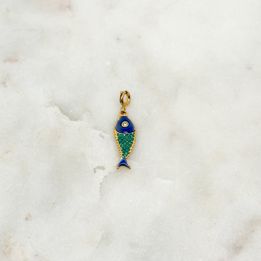 Charm Poisson Emaillé