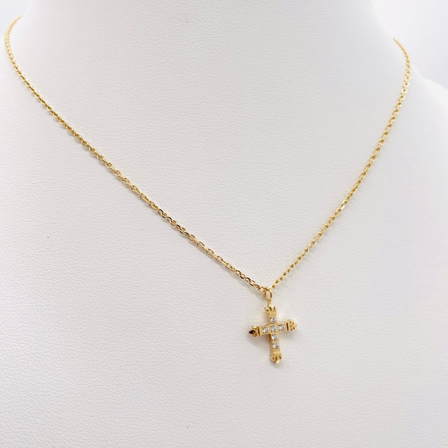 Collier croix Anne