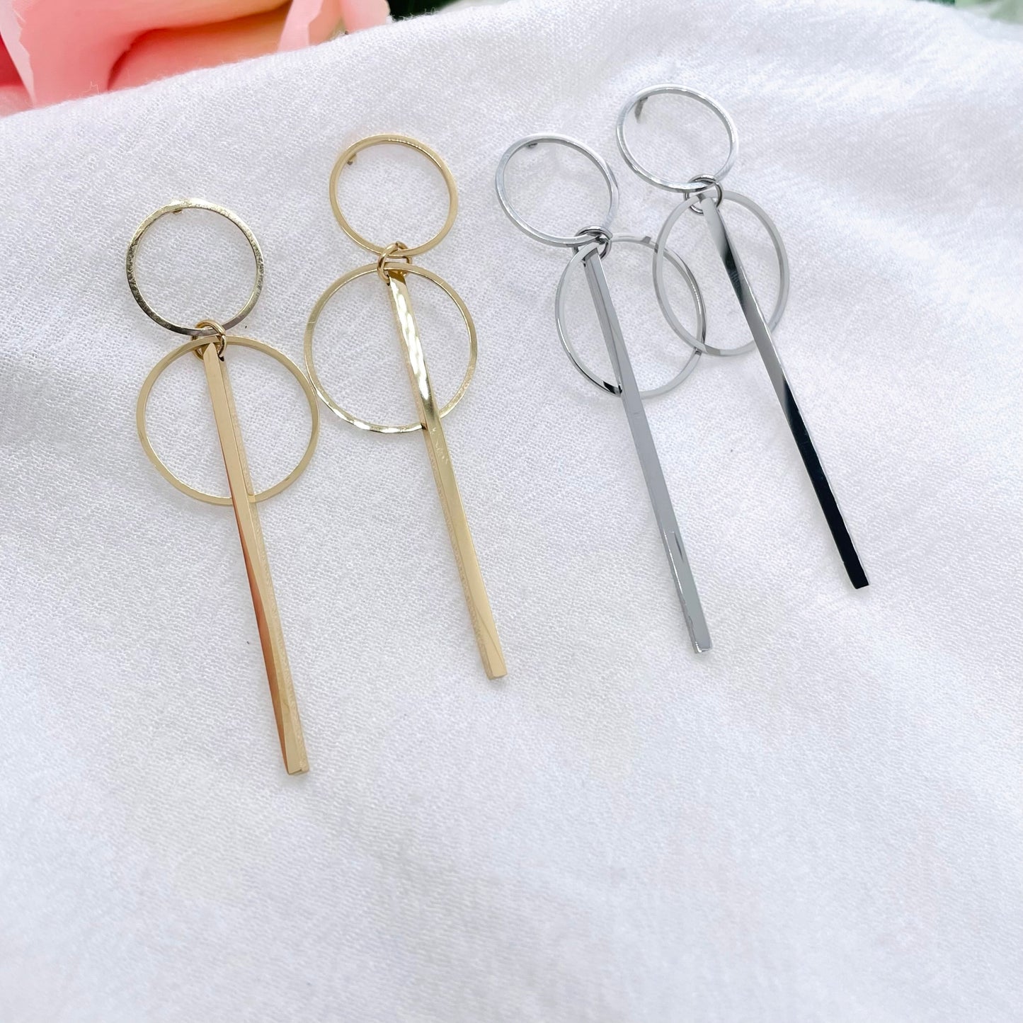 Boucles D'oreilles Cercle
