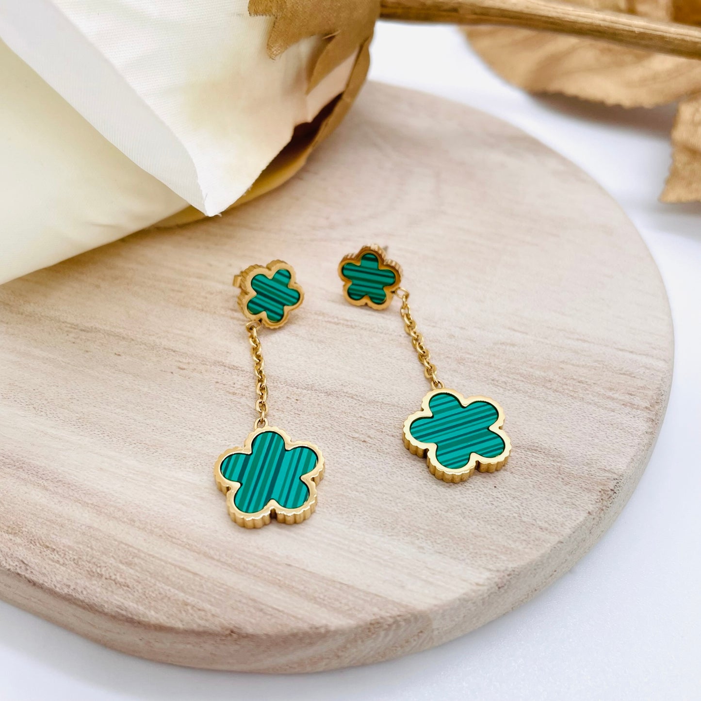 Boucles d'oreilles Trèfle Betsy