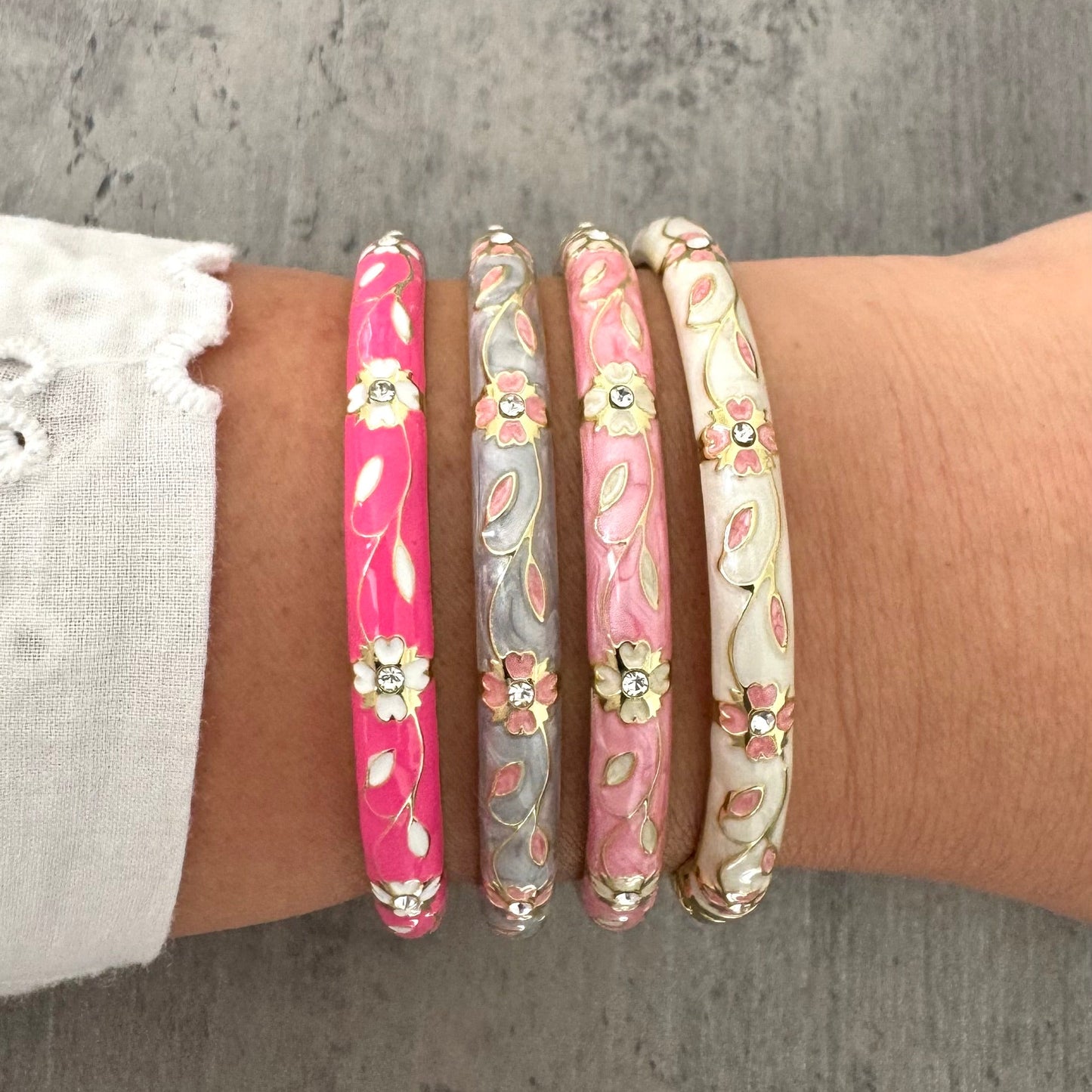 Jonc Thaïlandais Petites Fleurs