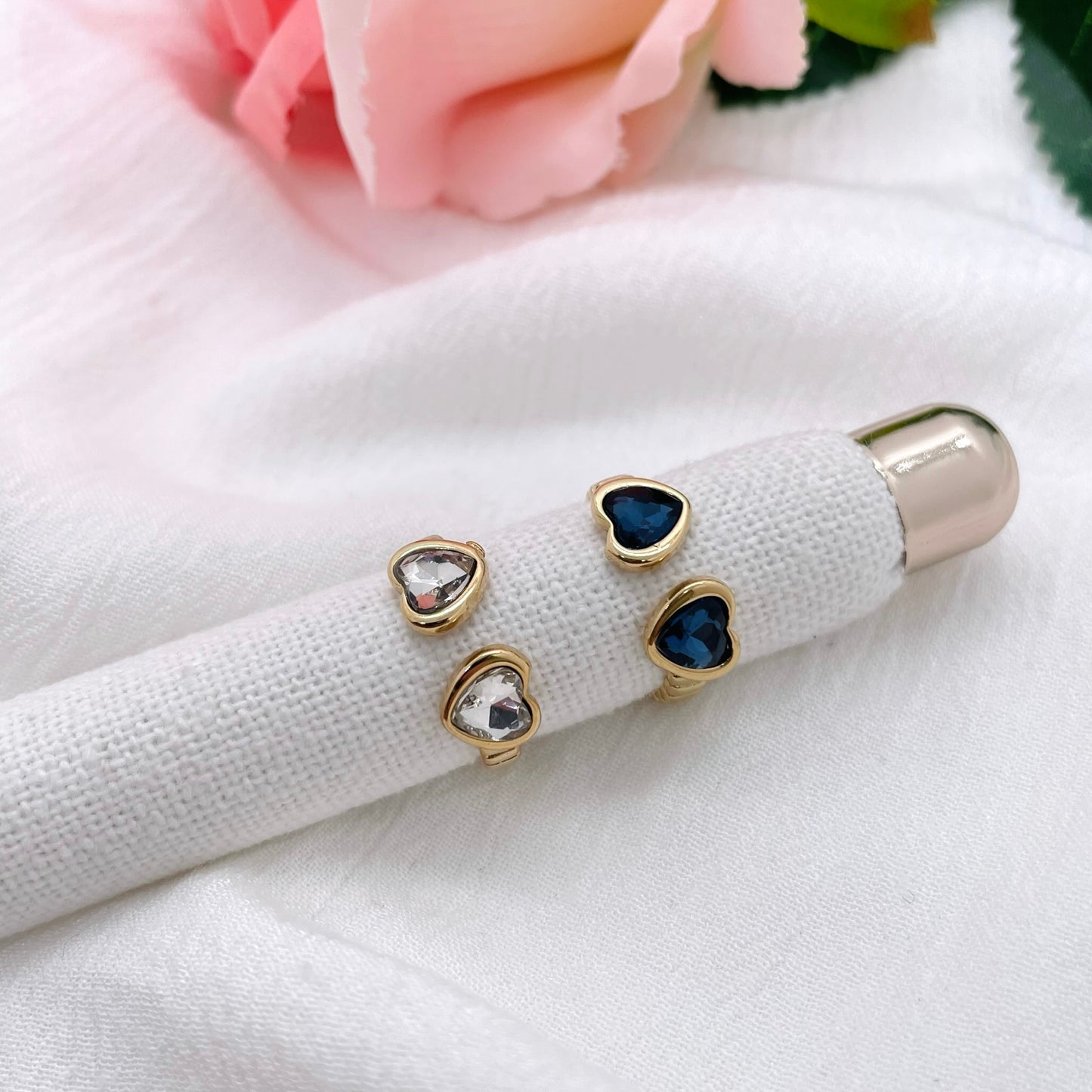 Bague Double Coeur