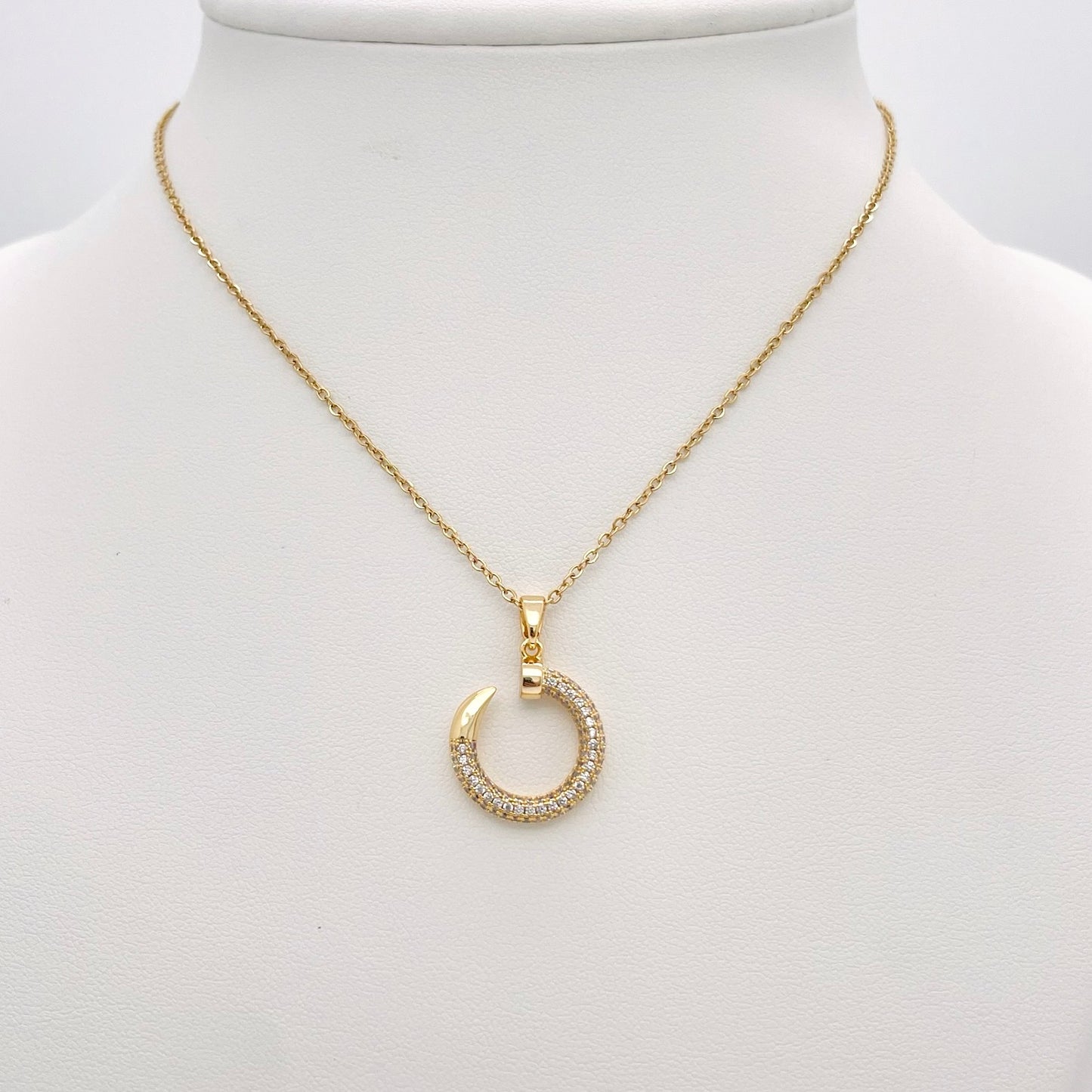 Collier Clou strass