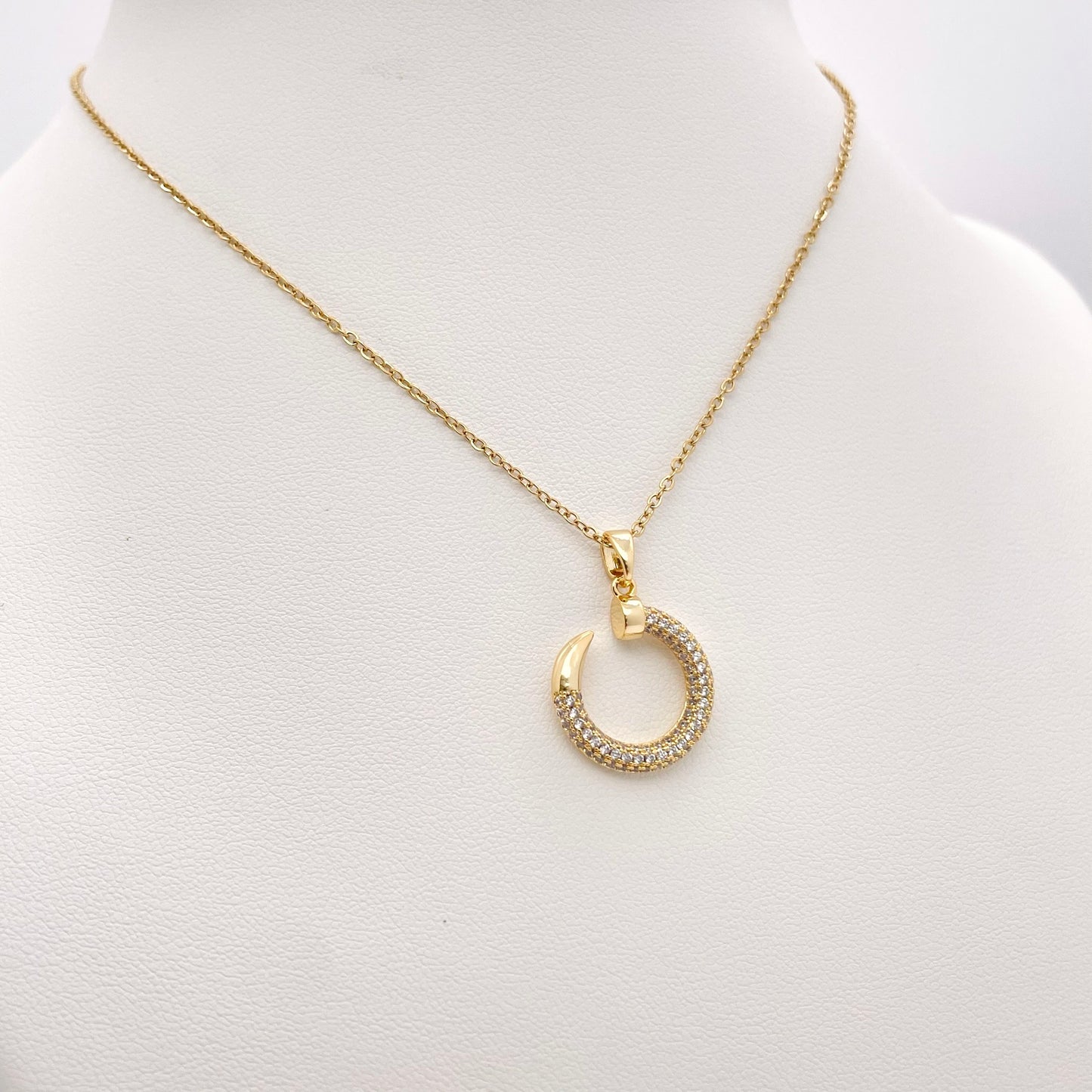 Collier Clou strass