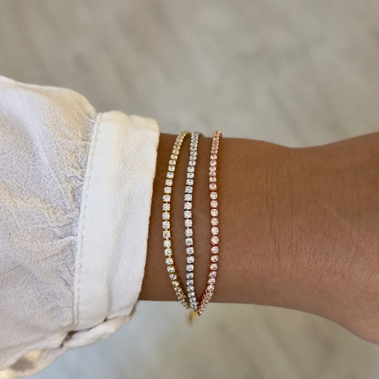 Bracelet Merry tricolore 3 rangs