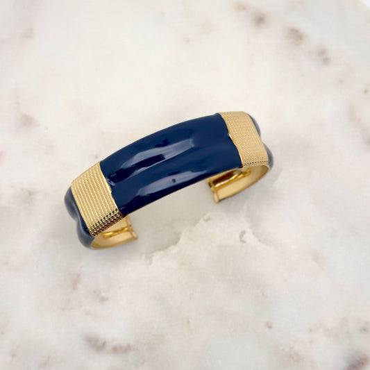 Bracelet Jonc Sienna bleu