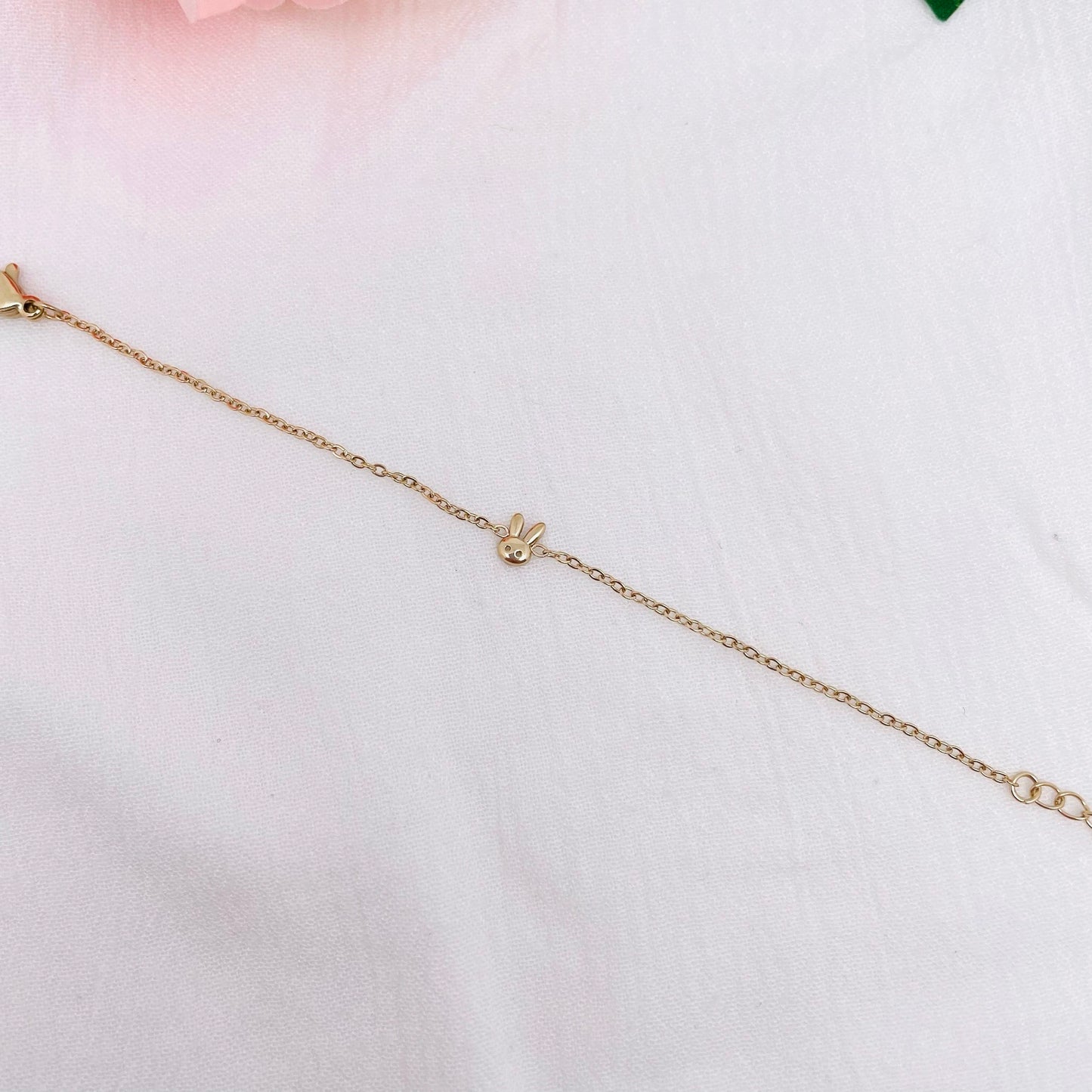 Bracelet Lapin doré enfant