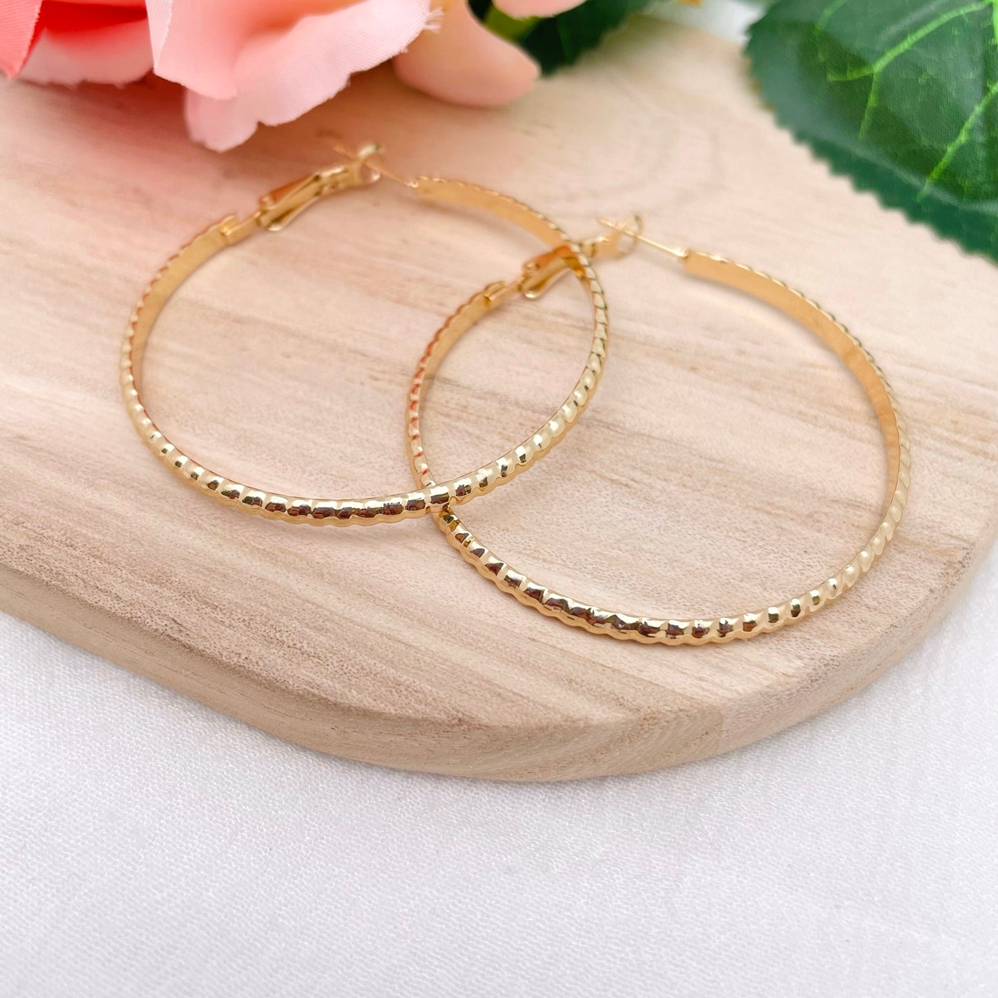 Boucles d'oreilles créoles Haivy