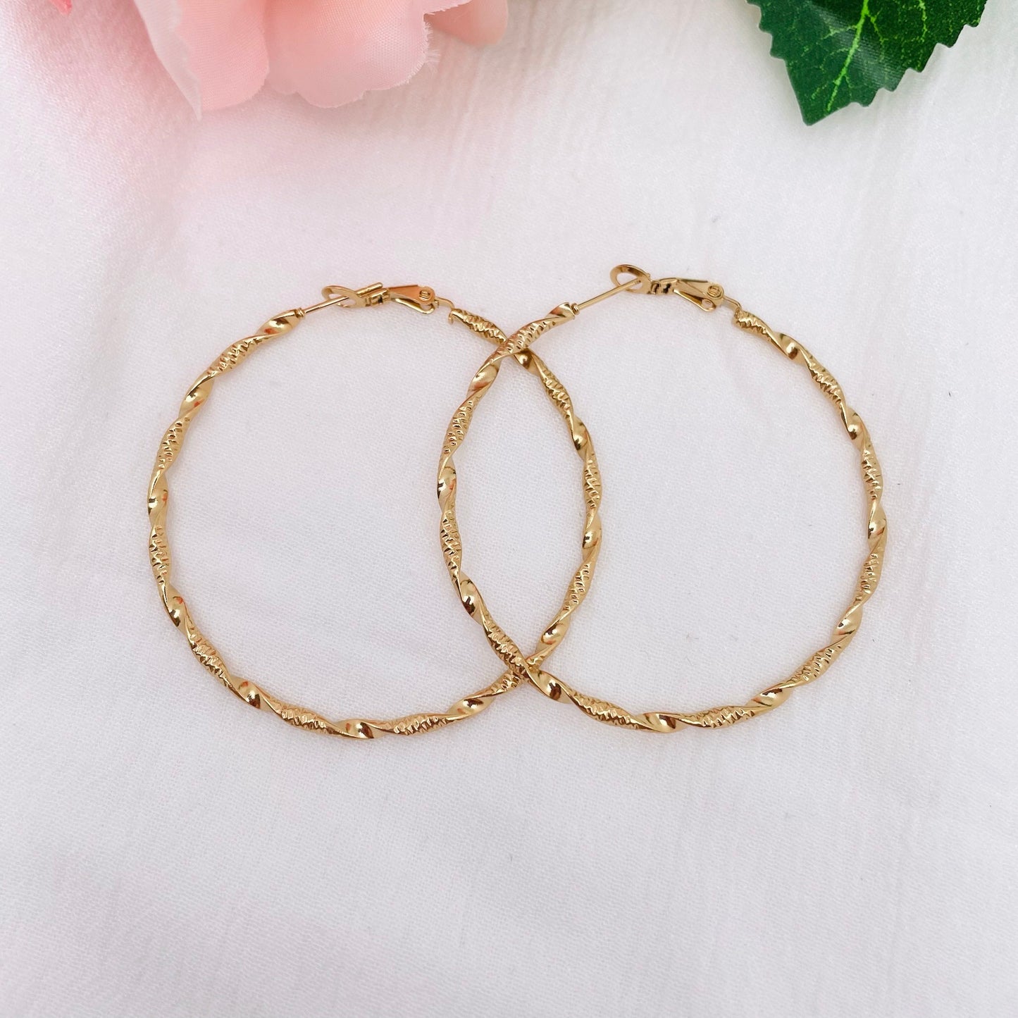 Boucles d'oreilles créoles Enola