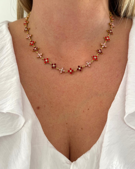 Collier Princesse rouge