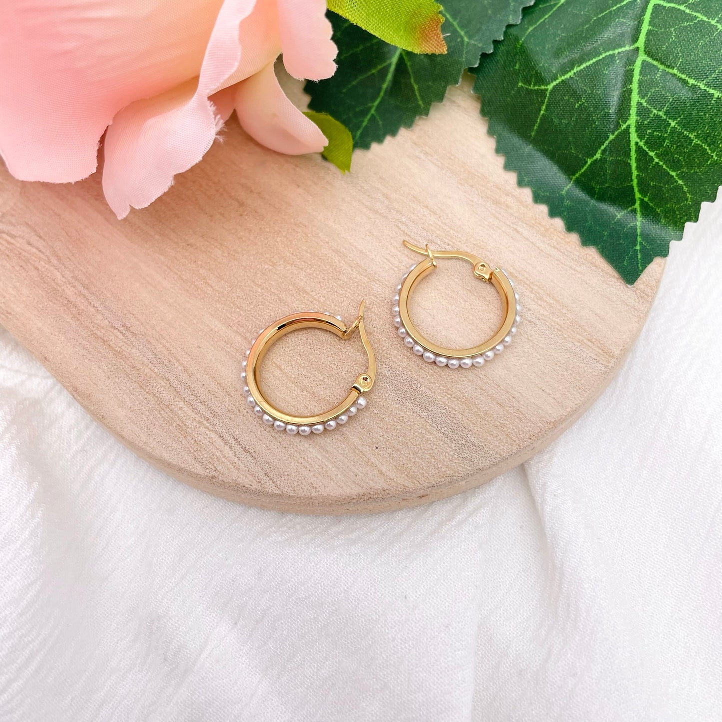 Boucles D'oreilles Perles