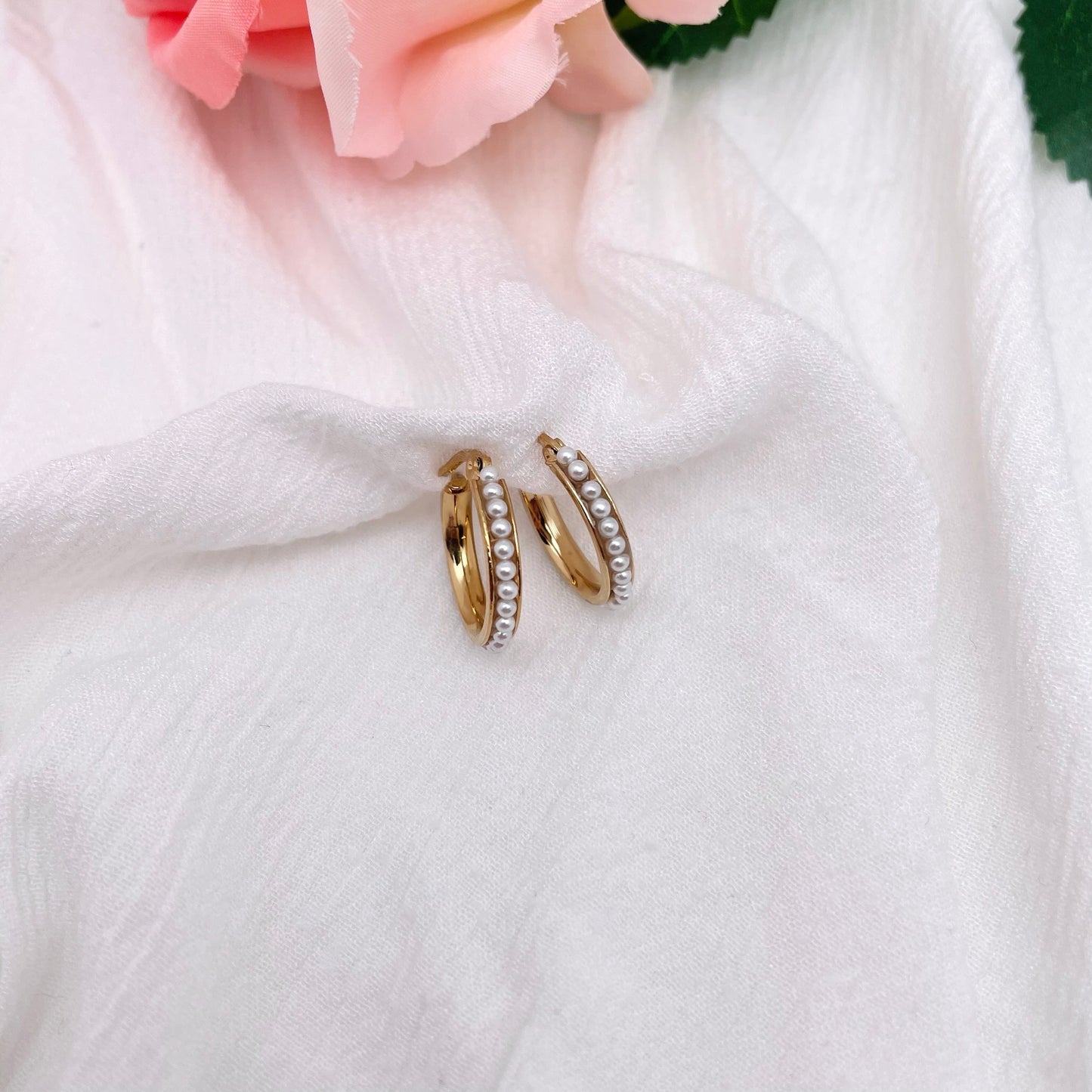 Boucles D'oreilles Perles