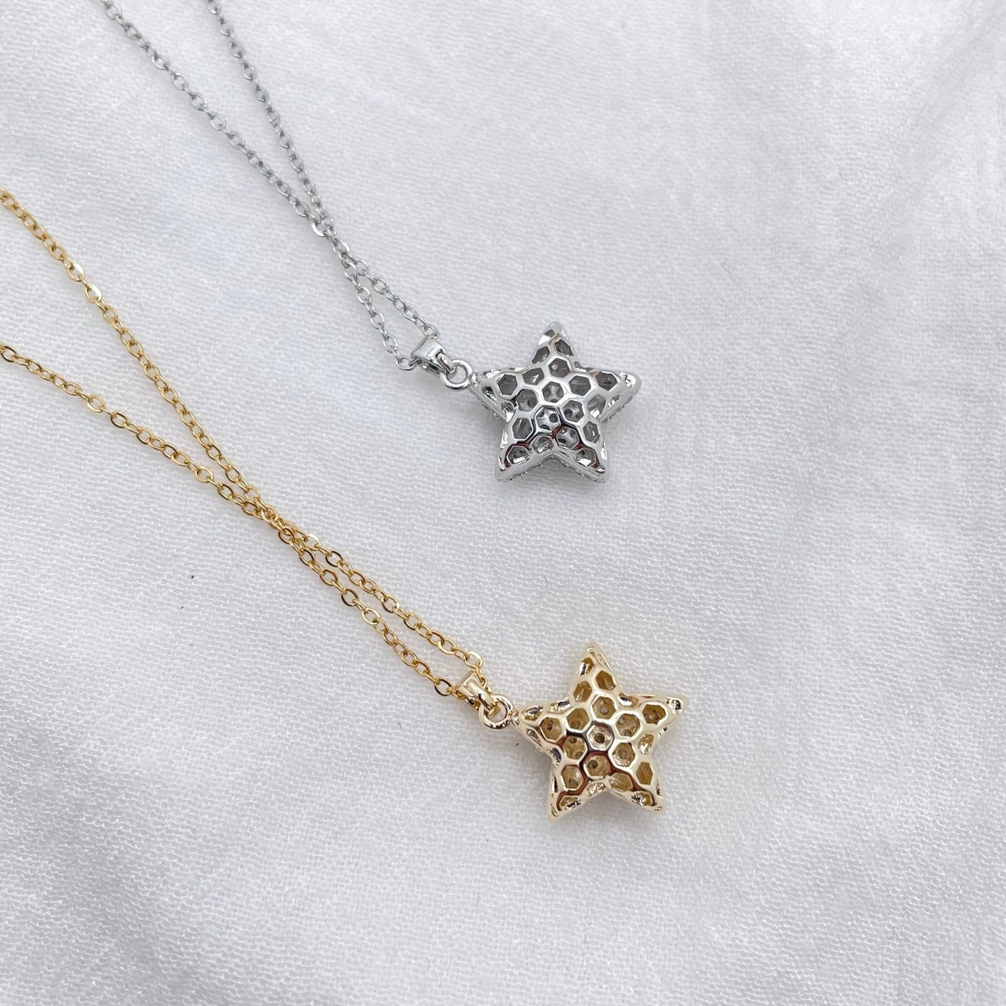 Collier Étoile strass