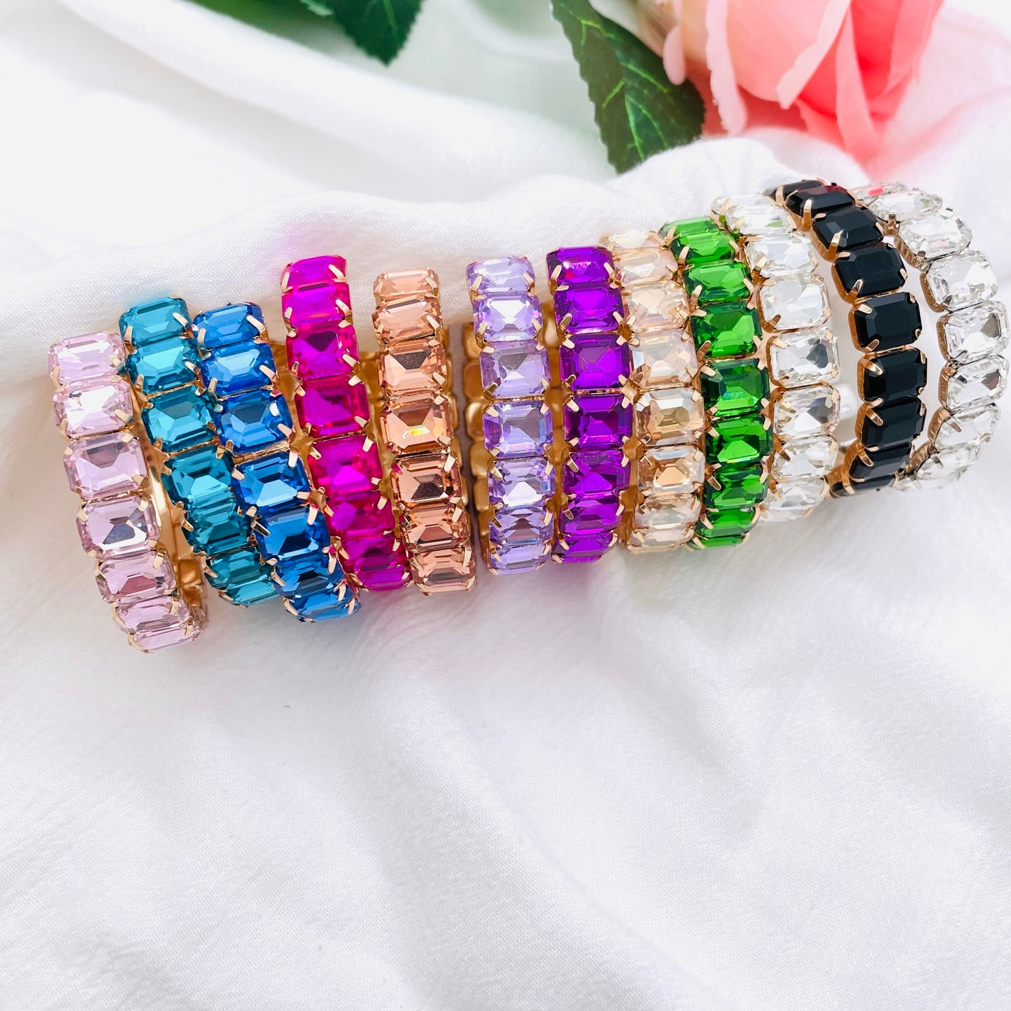 Boucles d'oreilles Maxi Strass