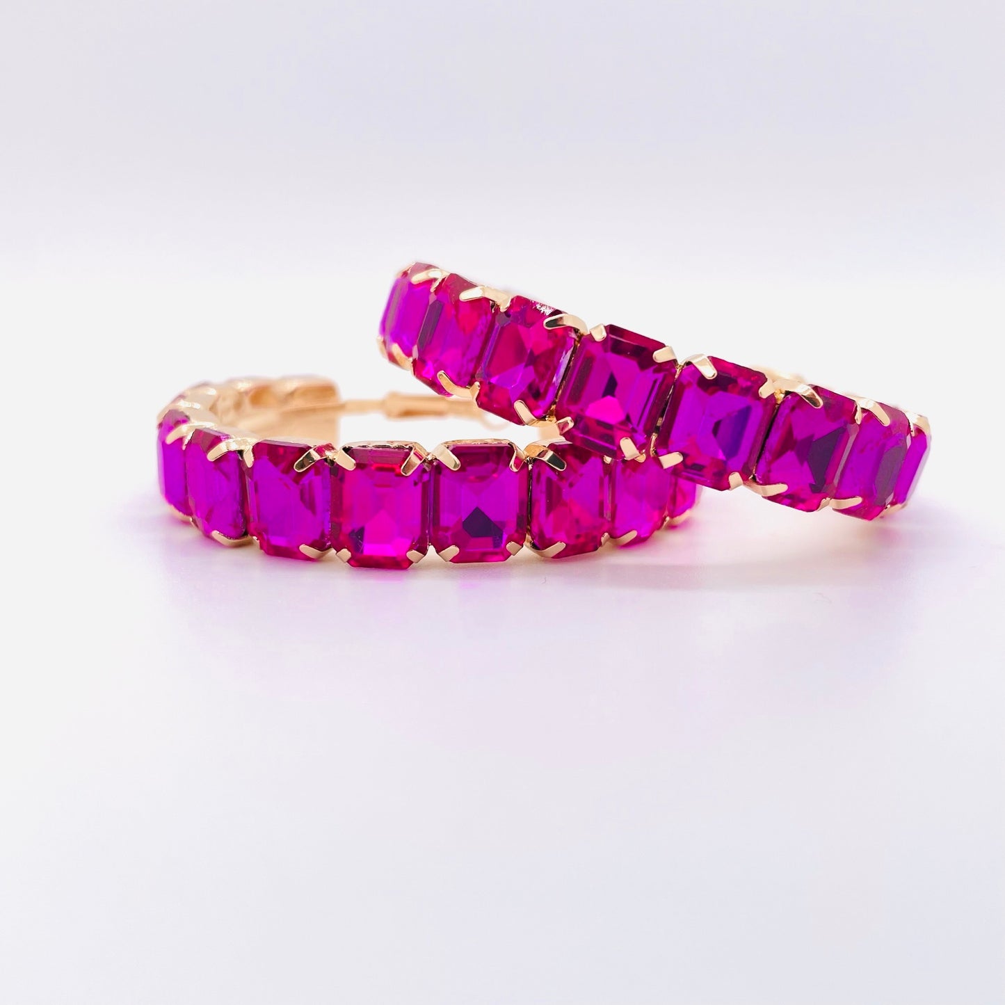 Boucles d'oreilles Maxi Strass