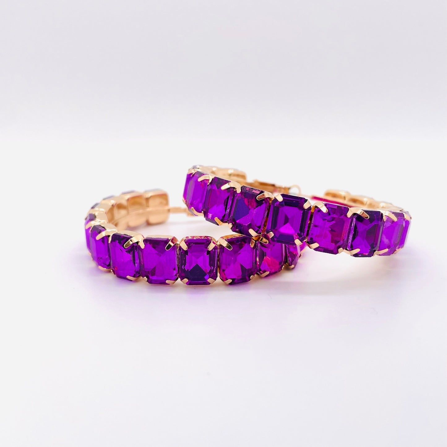 Boucles d'oreilles Maxi Strass