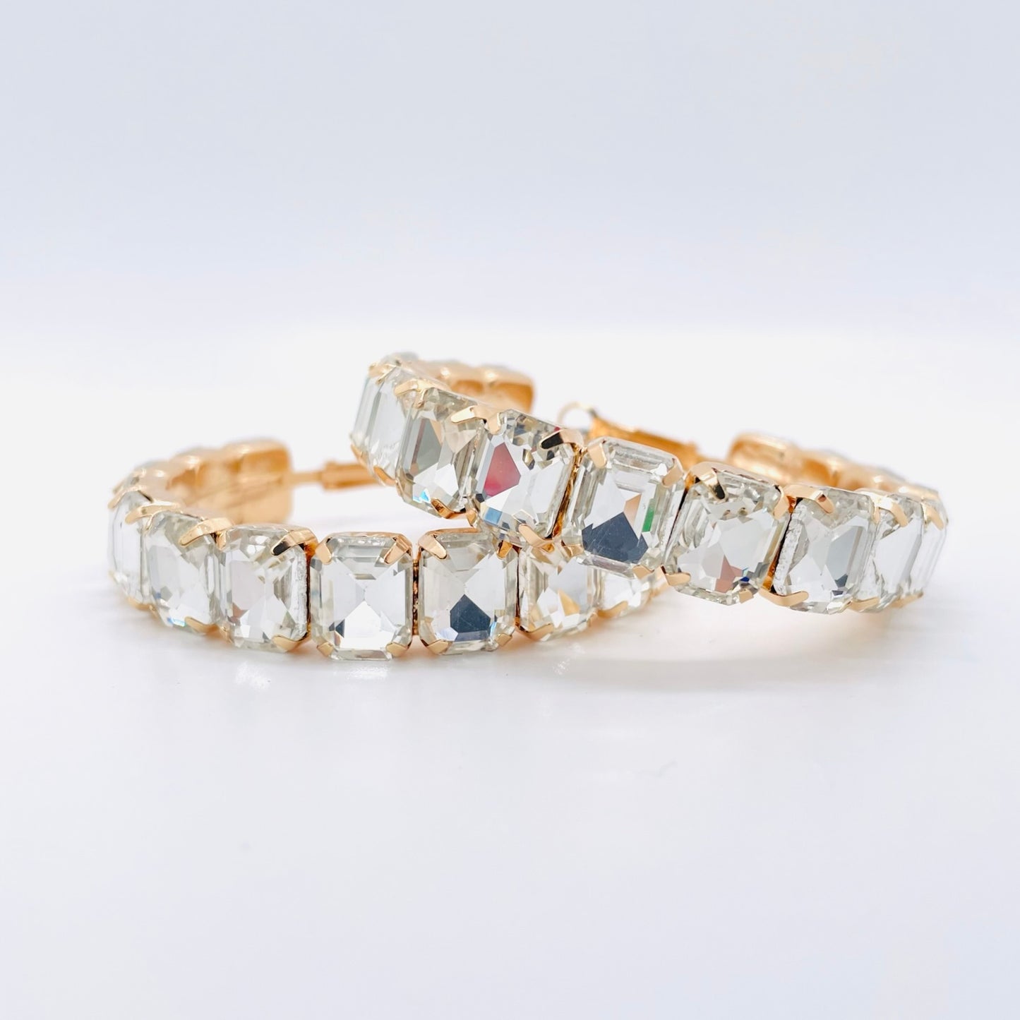 Boucles d'oreilles Maxi Strass