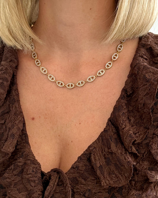 Collier Mila Mauve