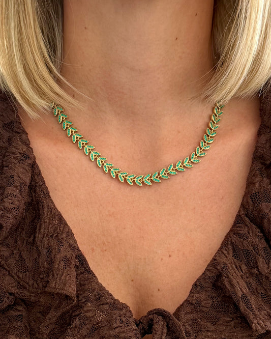 Collier Eden Vert