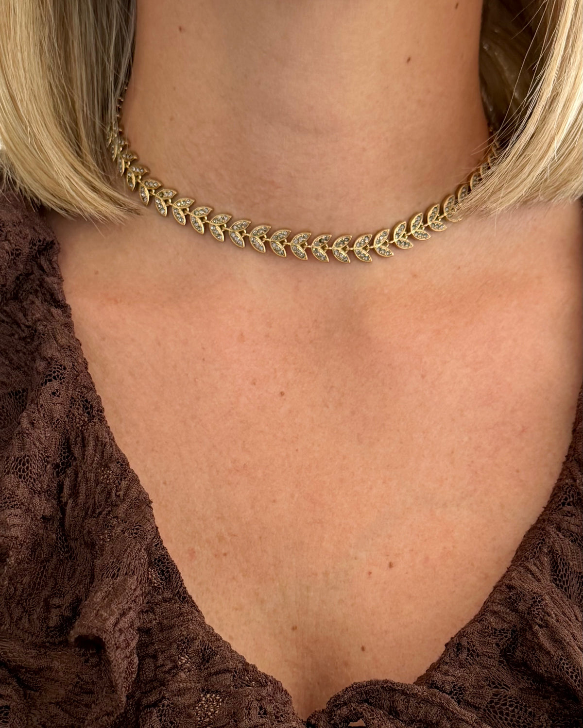 Collier Eden Gris