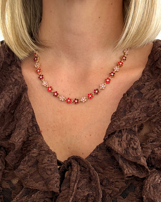 Collier Bloom Rubis