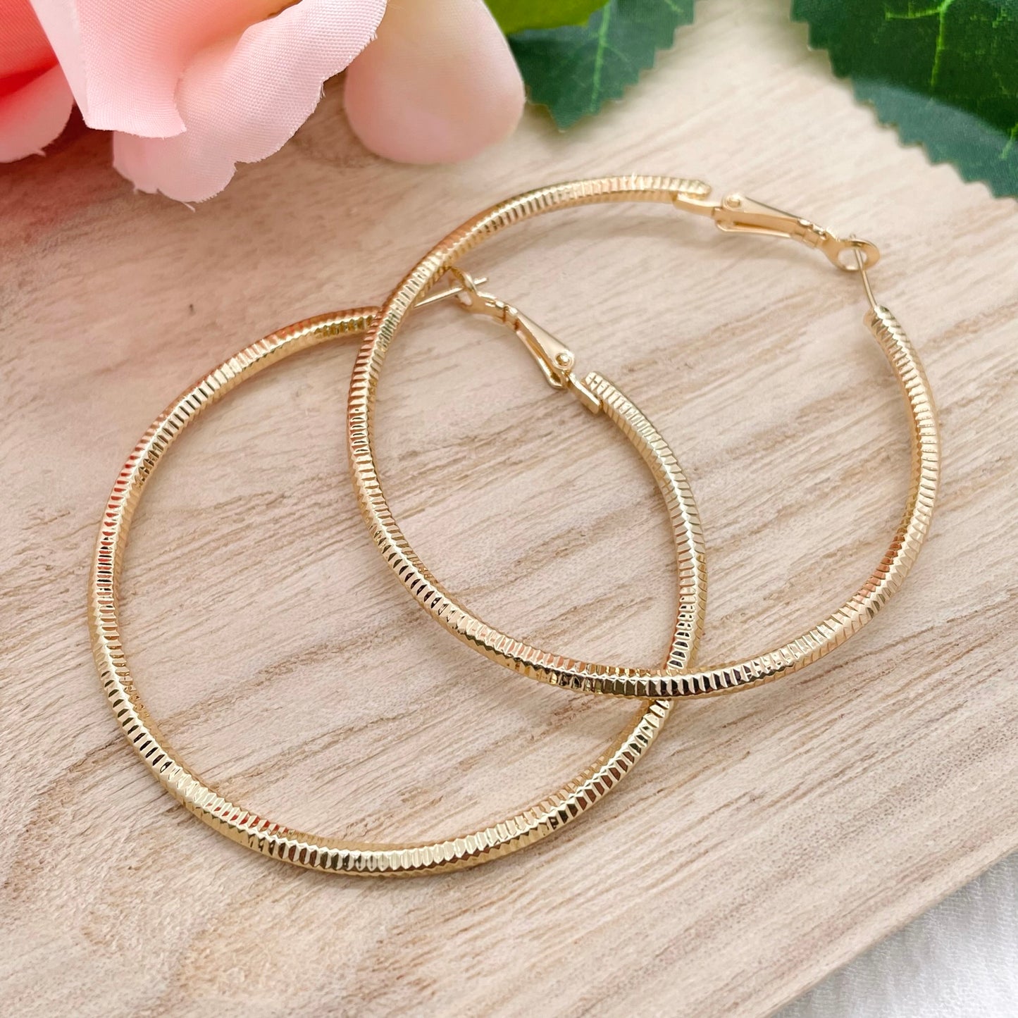Boucles d'oreilles créoles Albine