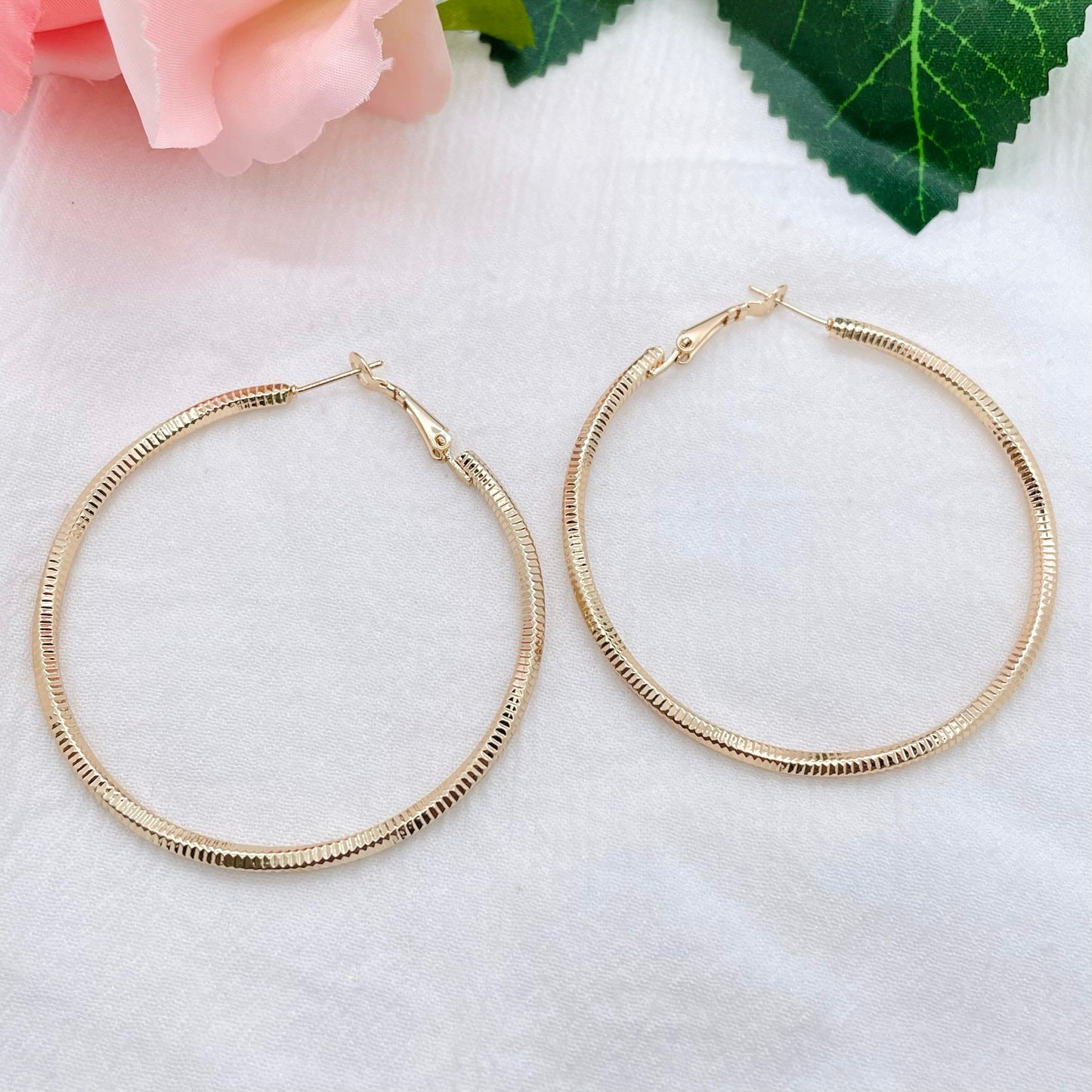 Boucles d'oreilles créoles Albine