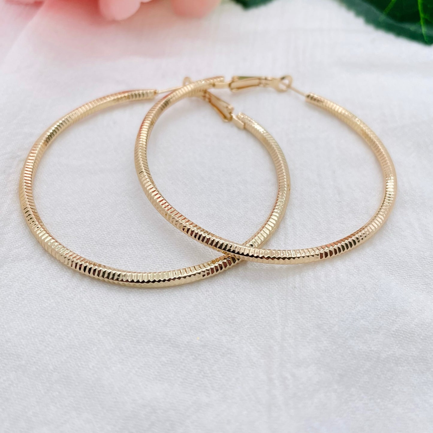 Boucles d'oreilles créoles Albine