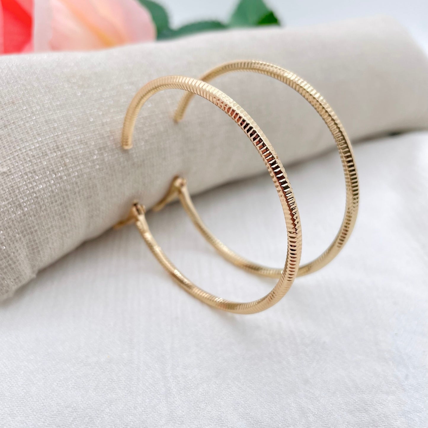 Boucles d'oreilles créoles Albine