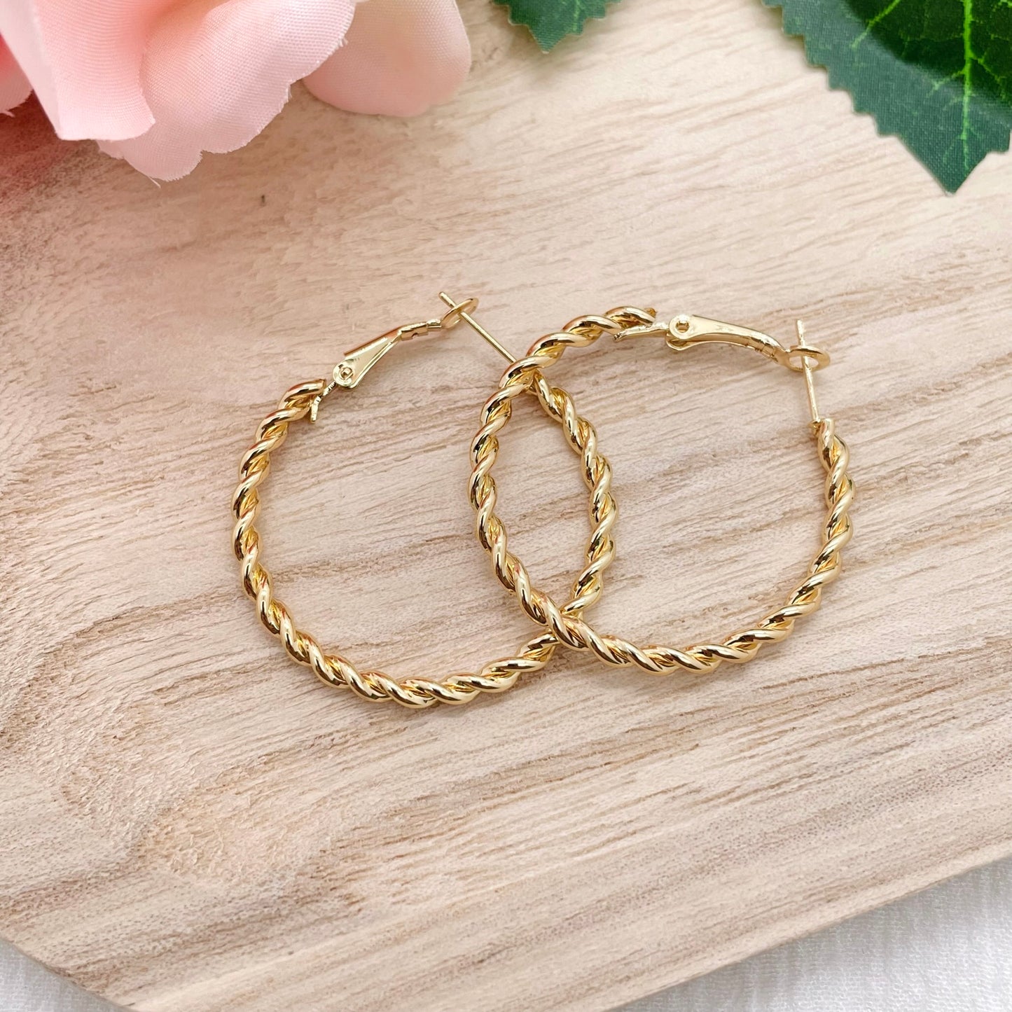 Boucles d'oreilles créoles Rafaela