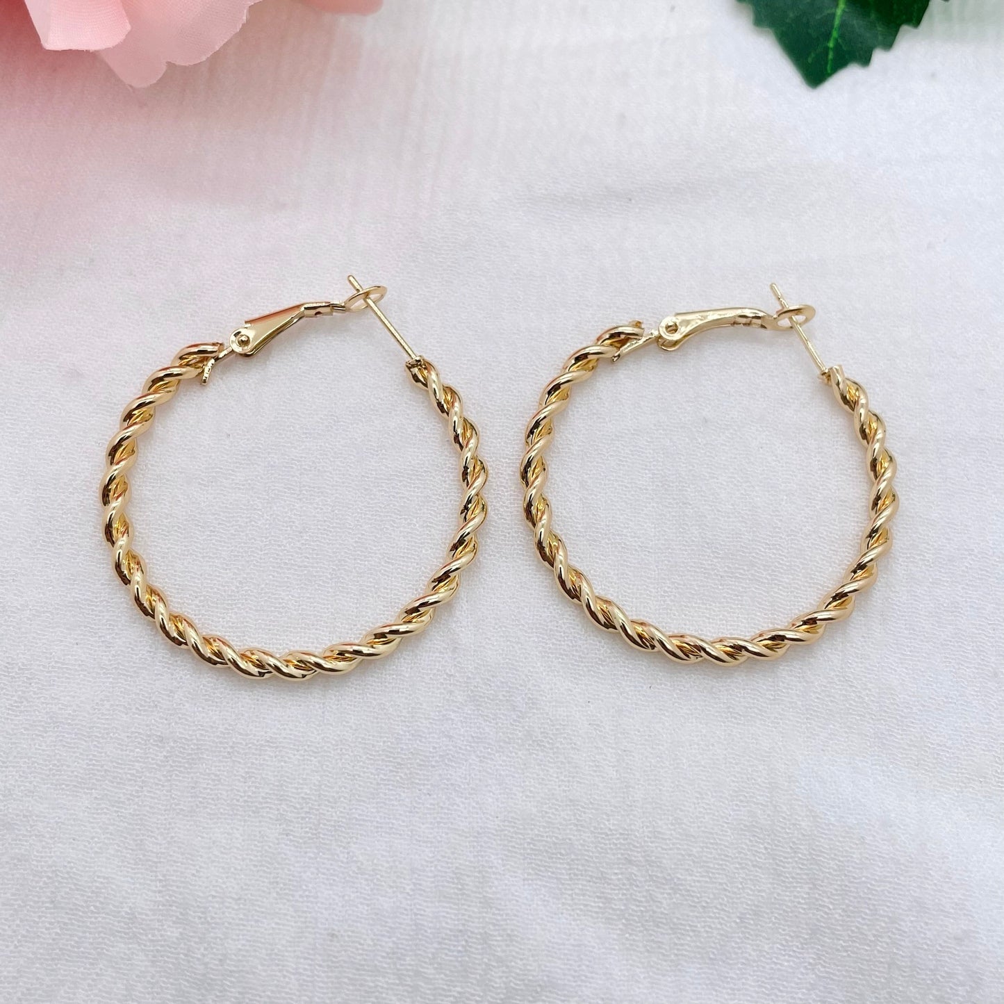 Boucles d'oreilles créoles Rafaela