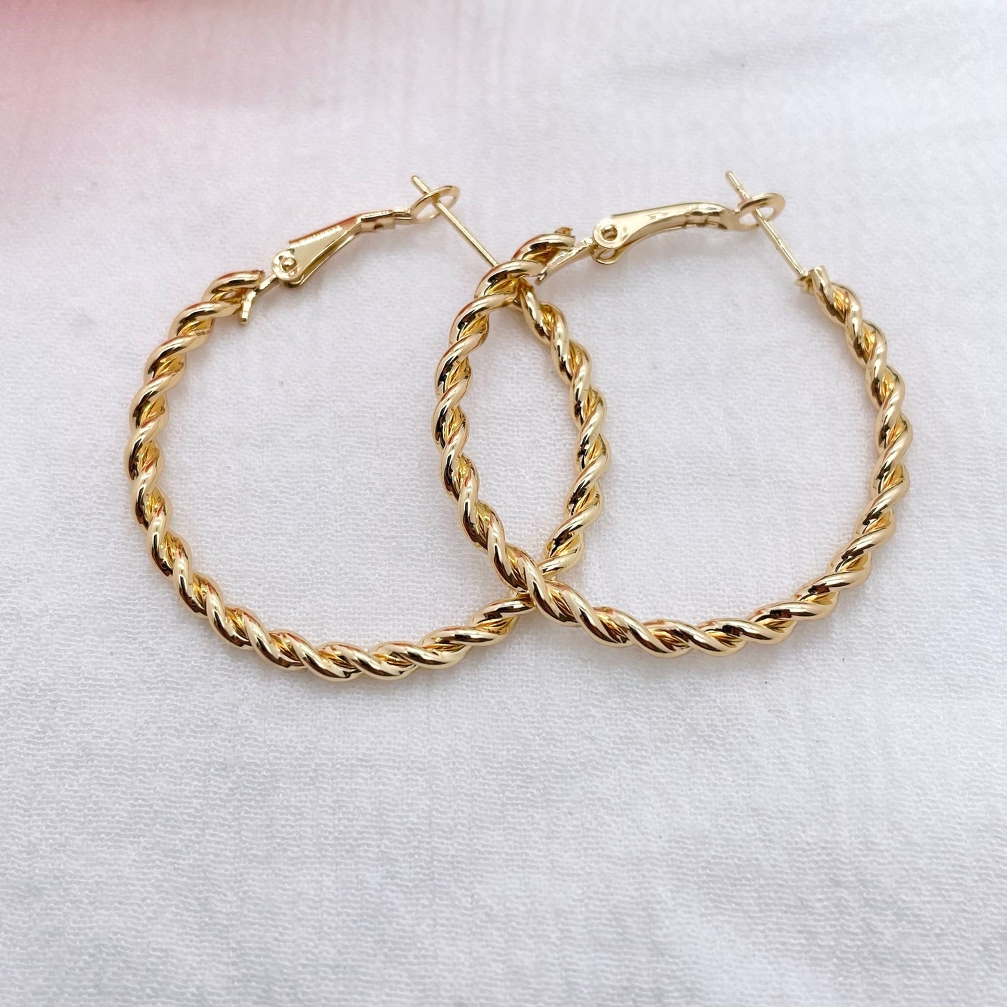 Boucles d'oreilles créoles Rafaela