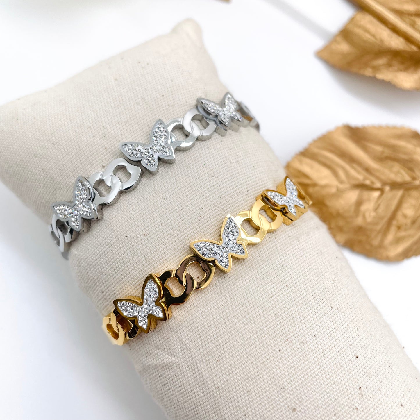 Bracelet jonc Butterfly