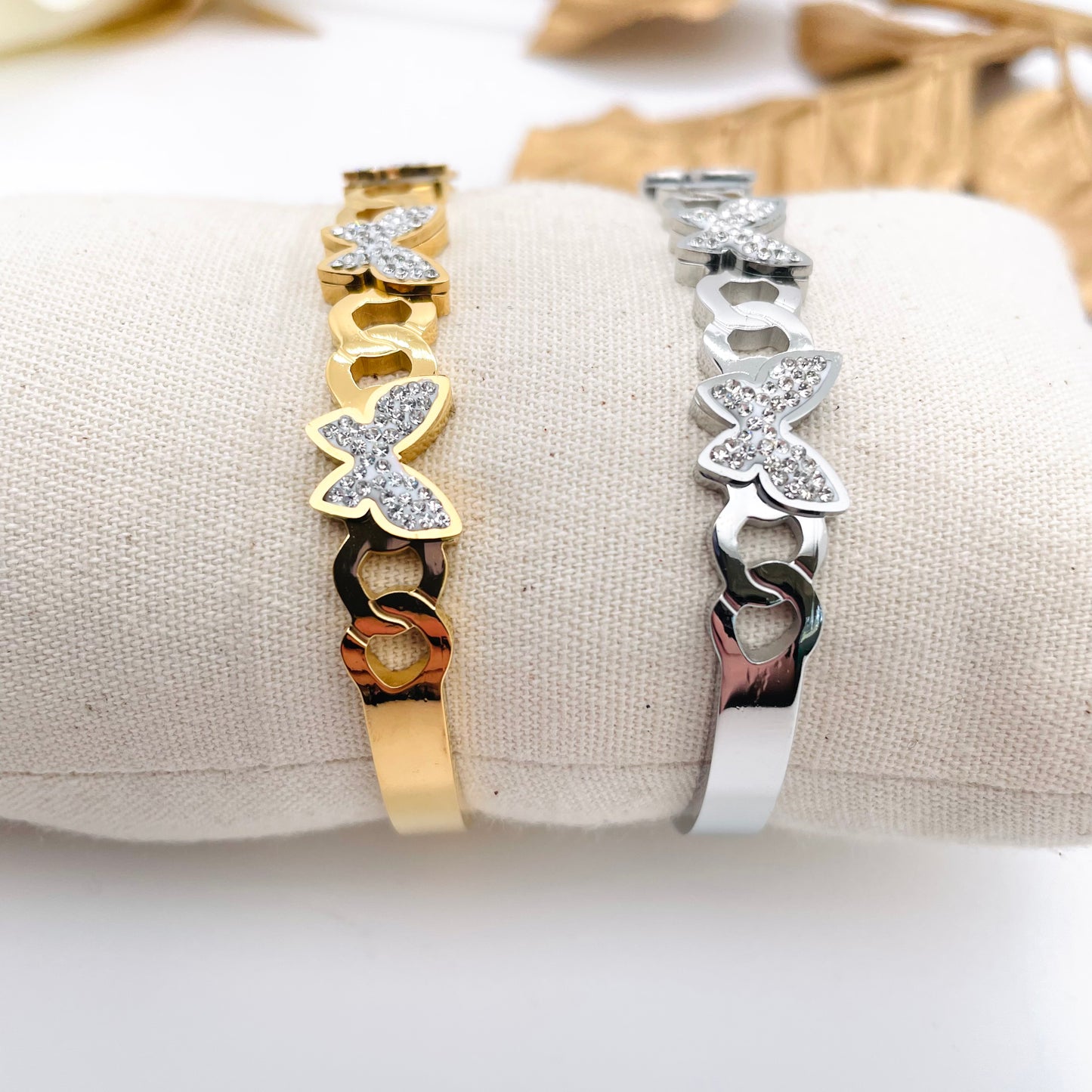 Bracelet jonc Butterfly