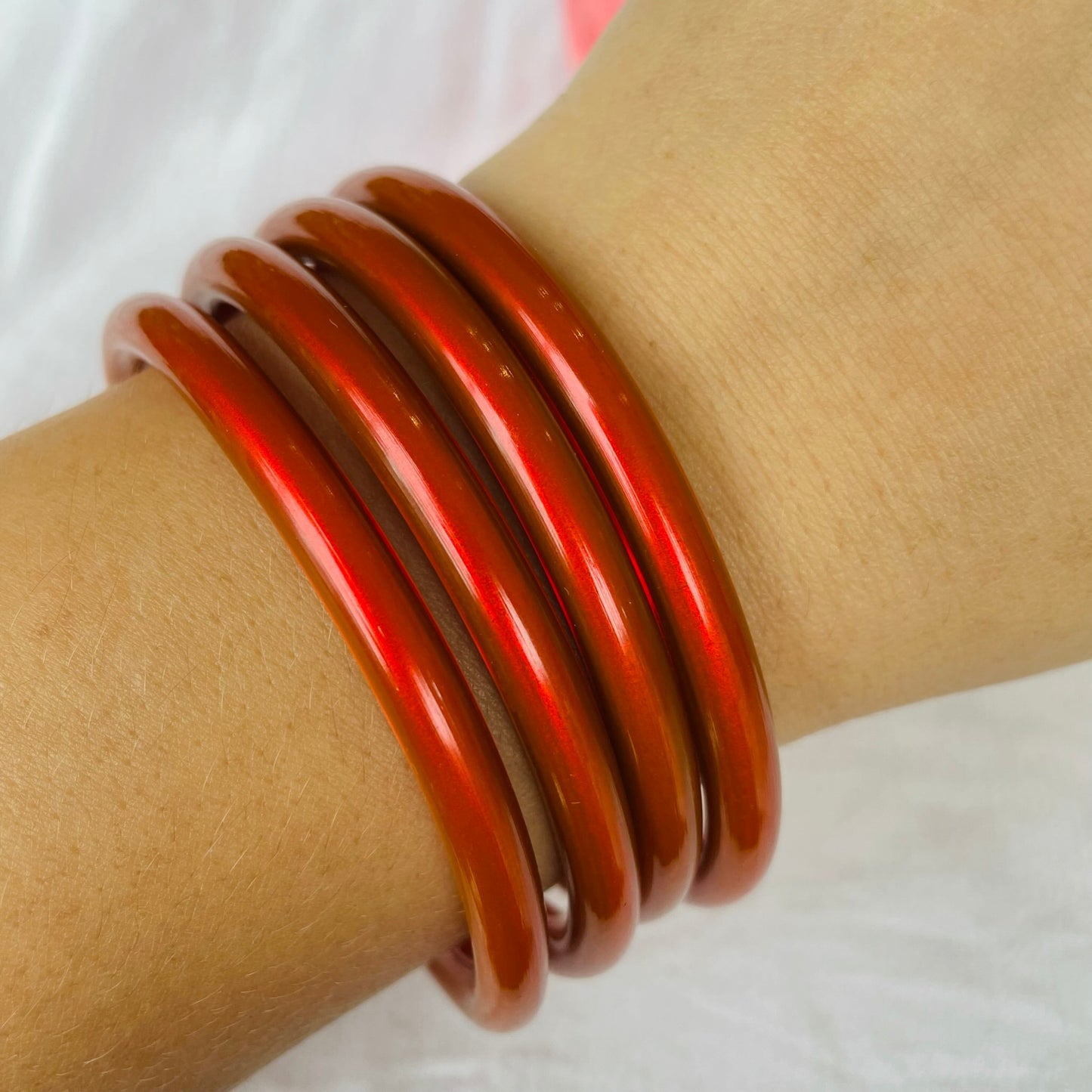 Jonc Bouddhiste maxi cuivré