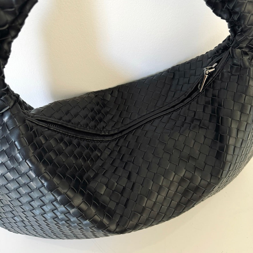 Sac Tressé Maddy noir