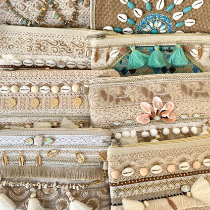 Pochette brodée