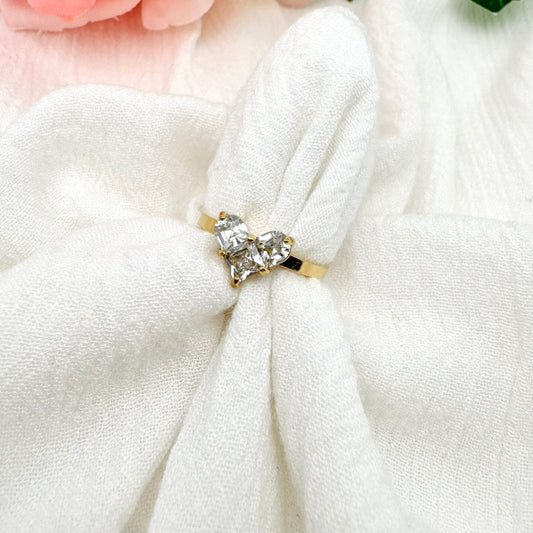 Bague Coeur strass