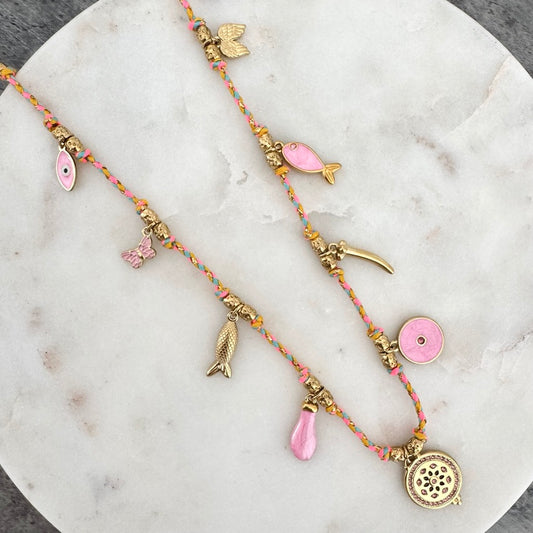Collier Lexie rose