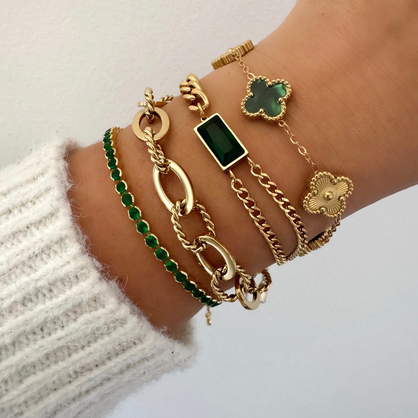 Bracelet Leslie vert