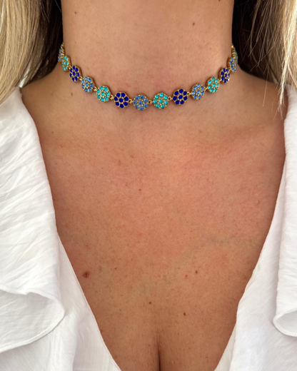 Collier Majesté bleu