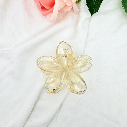 Pince à cheveux Fleur marbré