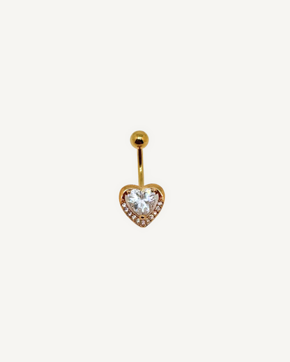 Piercing nombril Coeur
