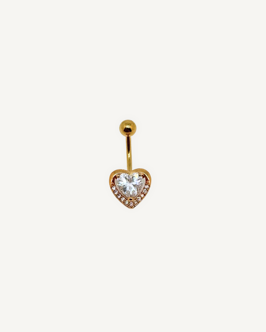 Piercing nombril Coeur